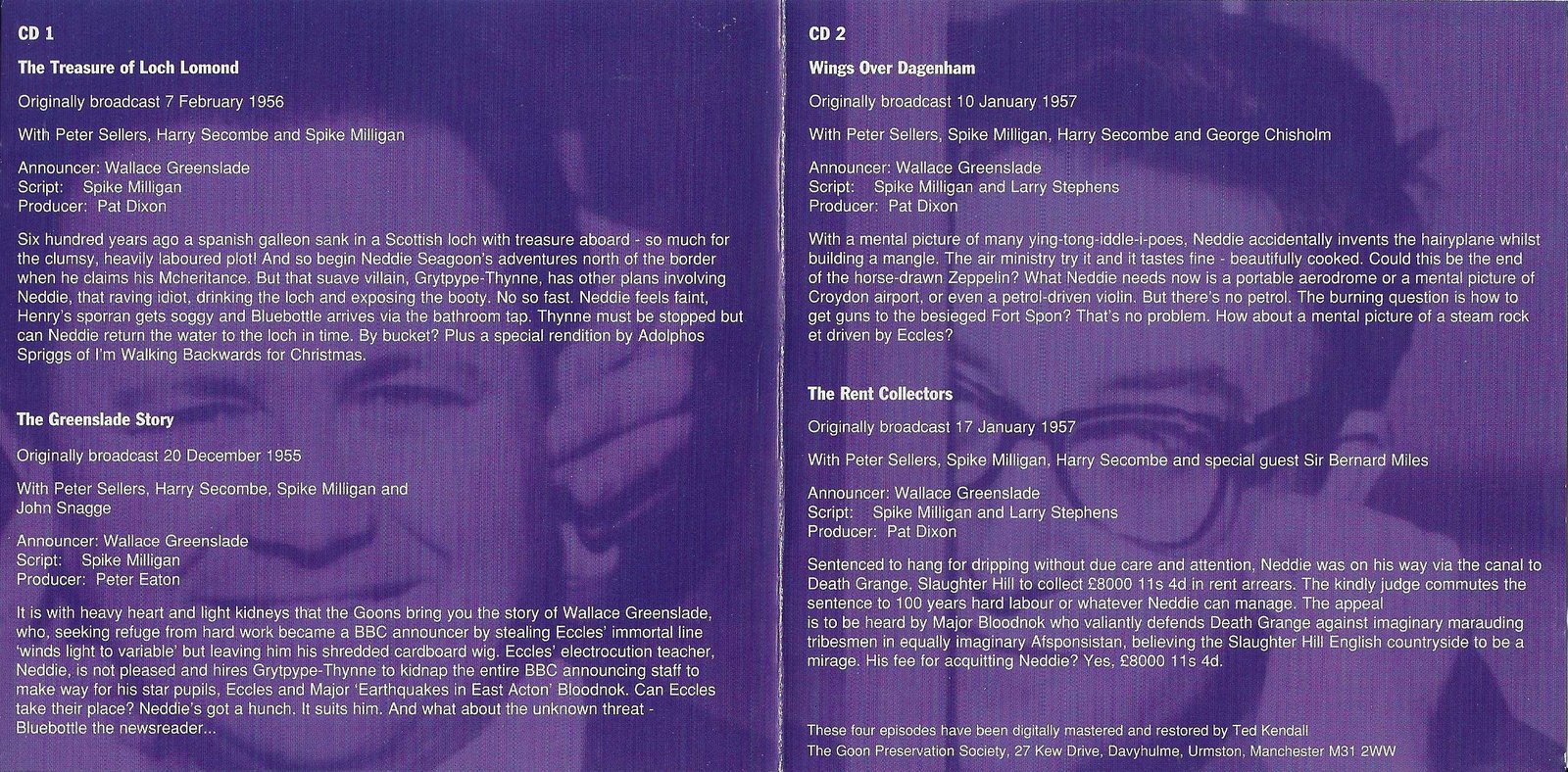 Middle of cover of ZBBC 1866 CD